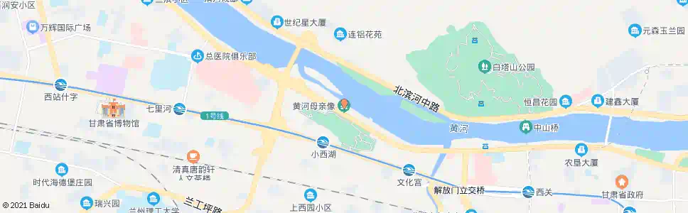 兰州黄河母亲_公交站地图_兰州公交_妙搜公交查询2025