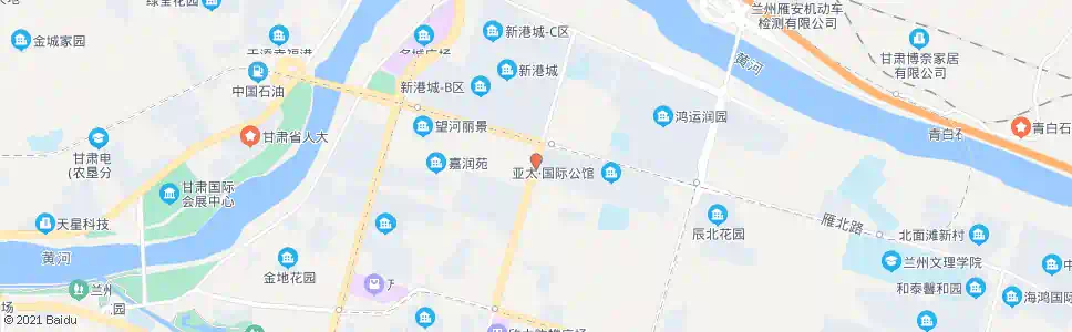 兰州雁北中路_公交站地图_兰州公交_妙搜公交查询2025