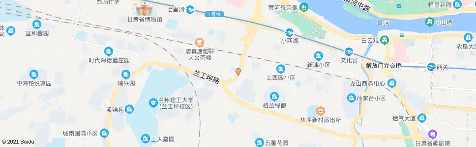兰州上西园_公交站地图_兰州公交_妙搜公交查询2025