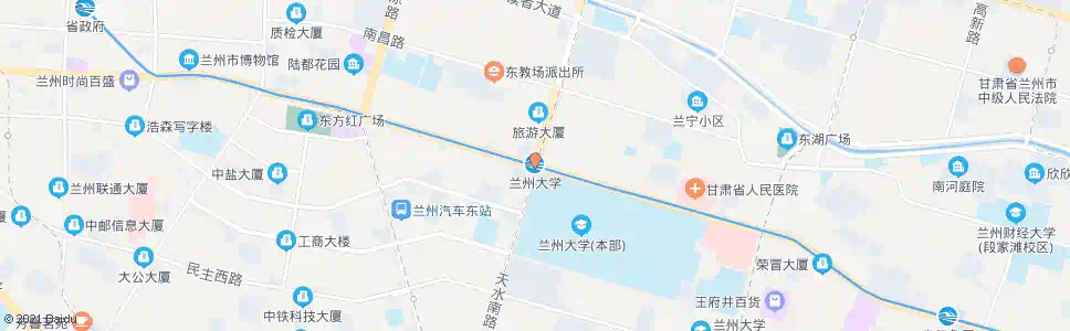 兰州兰州大学_公交站地图_兰州公交_妙搜公交查询2025