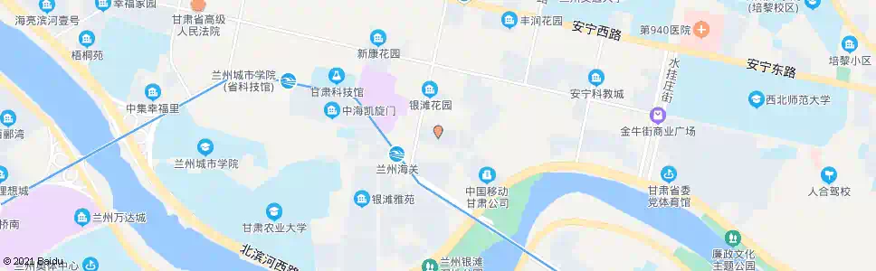 兰州天居锦河丹堤(吴家湾)_公交站地图_兰州公交_妙搜公交查询2025