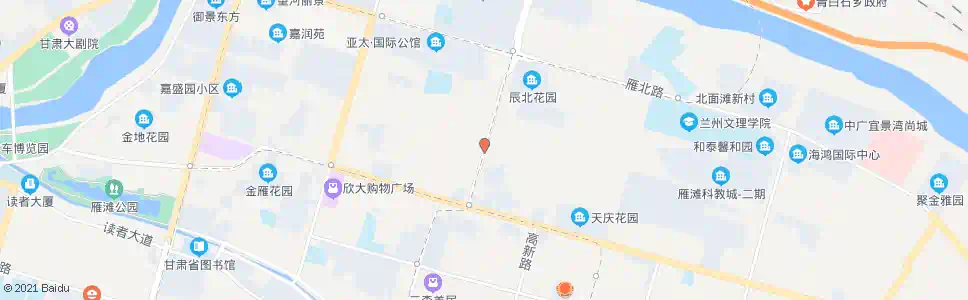 兰州雁园路南口_公交站地图_兰州公交_妙搜公交查询2025