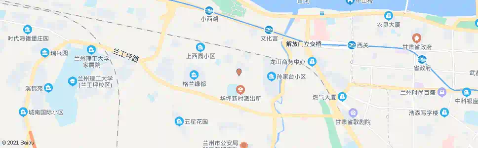 兰州一马路_公交站地图_兰州公交_妙搜公交查询2025
