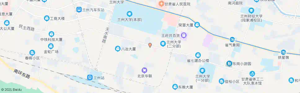 兰州地质宾馆_公交站地图_兰州公交_妙搜公交查询2025