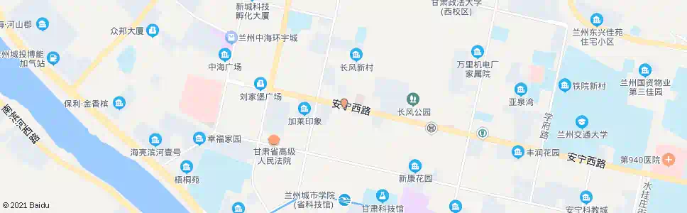 兰州世纪大道_公交站地图_兰州公交_妙搜公交查询2025