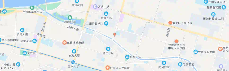 兰州雁滩小区路口_公交站地图_兰州公交_妙搜公交查询2025
