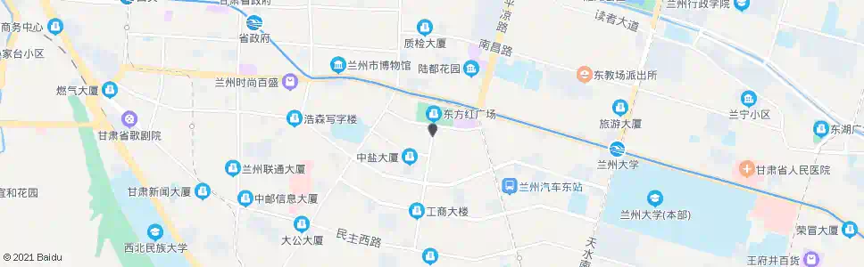 兰州皋兰路_公交站地图_兰州公交_妙搜公交查询2025