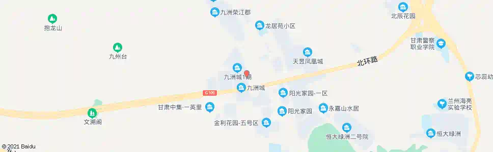 兰州九州创城A区_公交站地图_兰州公交_妙搜公交查询2025