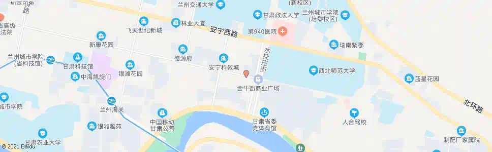 兰州兰天公寓_公交站地图_兰州公交_妙搜公交查询2025