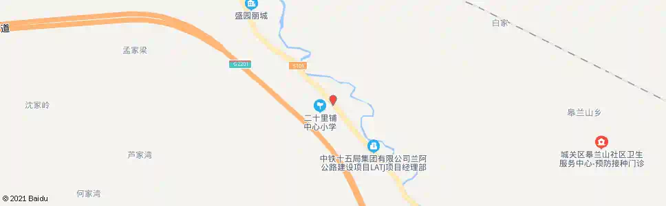 兰州二十里铺_公交站地图_兰州公交_妙搜公交查询2025