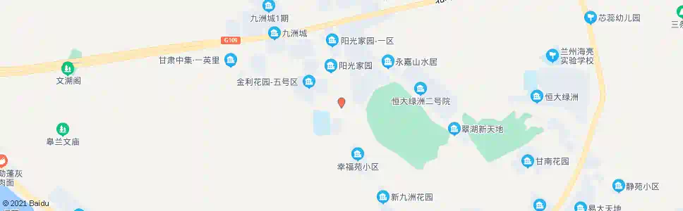 兰州九州花坛_公交站地图_兰州公交_妙搜公交查询2025