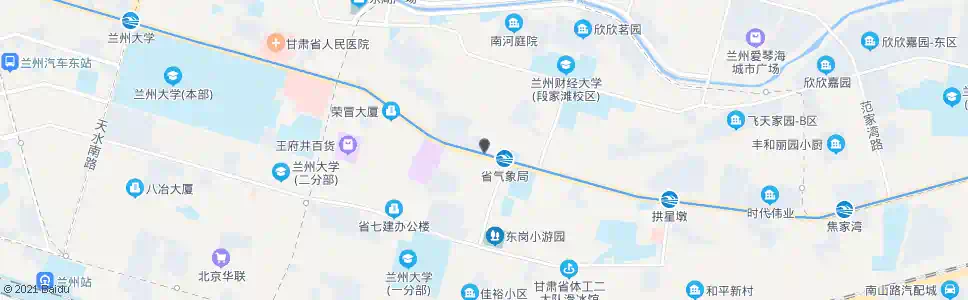 兰州海通证券东岗营业部(气象局)_公交站地图_兰州公交_妙搜公交查询2025