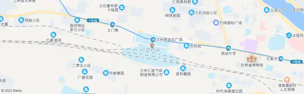 兰州西客站东出口_公交站地图_兰州公交_妙搜公交查询2025
