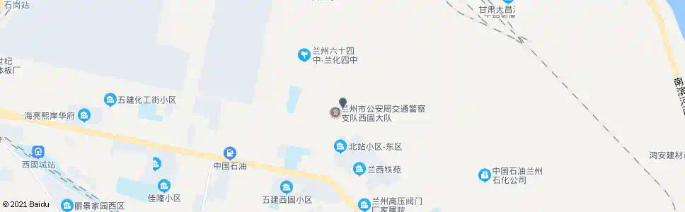 兰州西固交警大队_公交站地图_兰州公交_妙搜公交查询2025