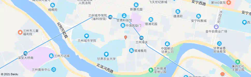兰州农大家属院_公交站地图_兰州公交_妙搜公交查询2025