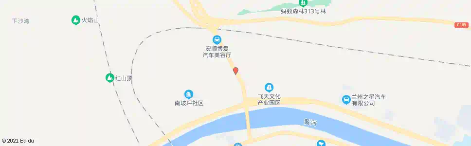 兰州沙井驿三岔路口_公交站地图_兰州公交_妙搜公交查询2025