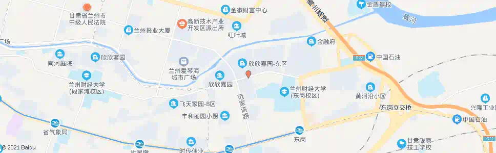 兰州二勘院_公交站地图_兰州公交_妙搜公交查询2025