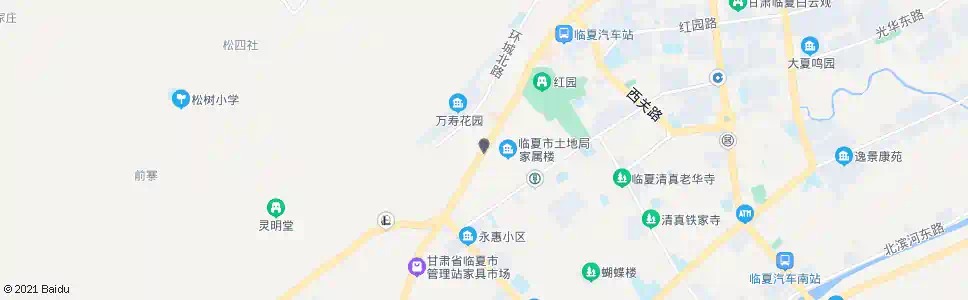 临夏红园新村北口_公交站地图_临夏公交_妙搜公交查询2025