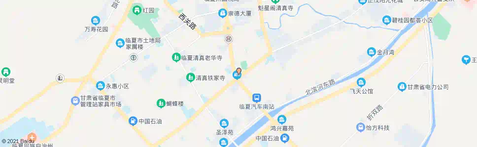 临夏金融宾馆_公交站地图_临夏公交_妙搜公交查询2025