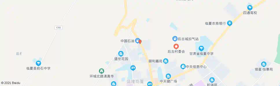 临夏城北加油站_公交站地图_临夏公交_妙搜公交查询2025