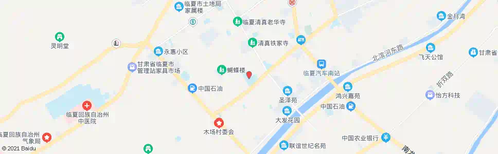 临夏市二中_公交站地图_临夏公交_妙搜公交查询2025