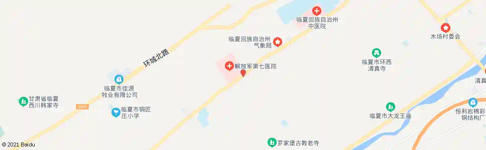 临夏七医院_公交站地图_临夏公交_妙搜公交查询2025