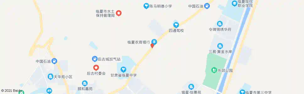 临夏东郊公园路口_公交站地图_临夏公交_妙搜公交查询2025