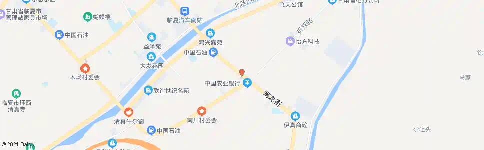 临夏南龙广场北口_公交站地图_临夏公交_妙搜公交查询2025