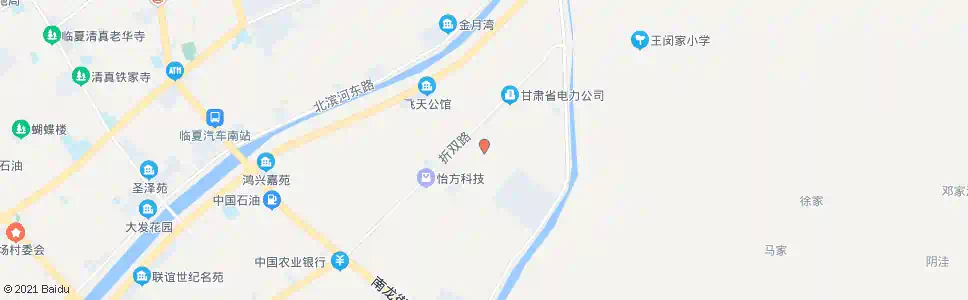 临夏南龙中学(南)_公交站地图_临夏公交_妙搜公交查询2025