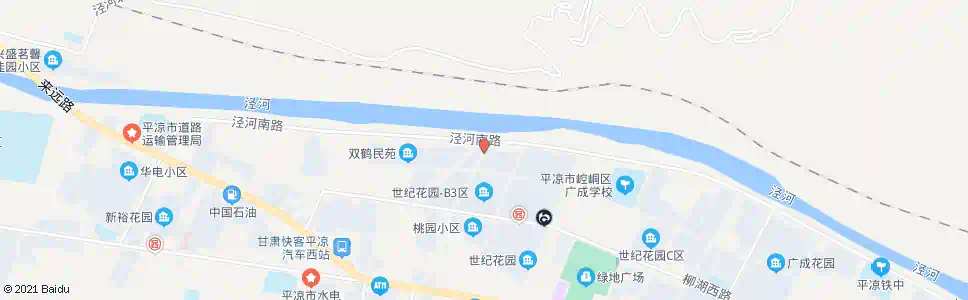 平凉果园路北口_公交站地图_平凉公交_妙搜公交查询2025