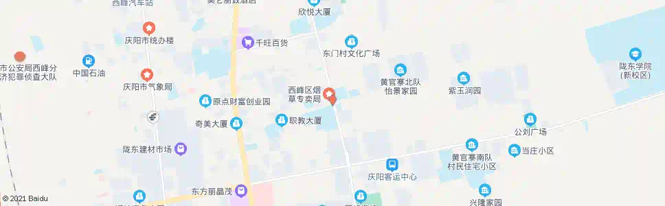 庆阳育才路_公交站地图_庆阳公交_妙搜公交查询2025