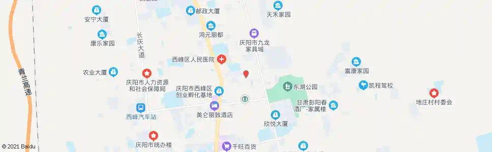 庆阳南城壕巷_公交站地图_庆阳公交_妙搜公交查询2025