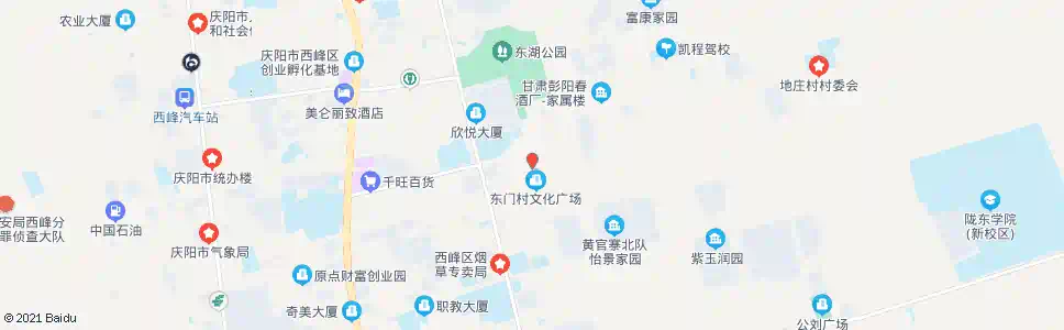 庆阳东门村_公交站地图_庆阳公交_妙搜公交查询2025