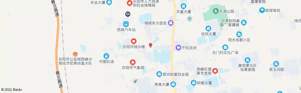 庆阳团结小学_公交站地图_庆阳公交_妙搜公交查询2025