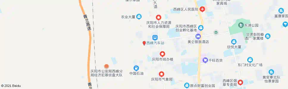 庆阳电力宾馆_公交站地图_庆阳公交_妙搜公交查询2025