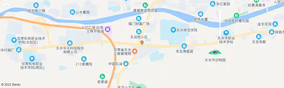 天水区委党校_公交站地图_天水公交_妙搜公交查询2025