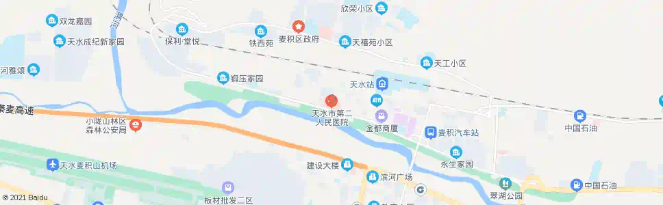 天水市二医院_公交站地图_天水公交_妙搜公交查询2025