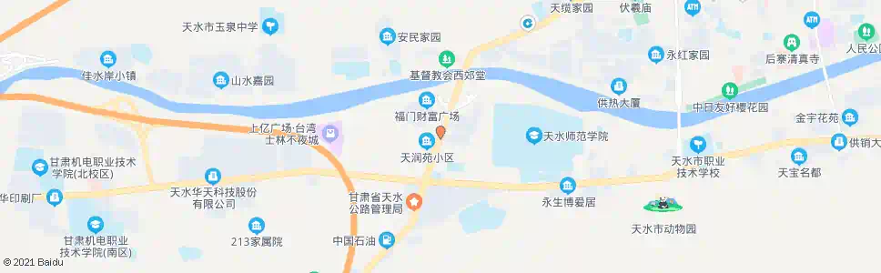 天水果蔬市场_公交站地图_天水公交_妙搜公交查询2025