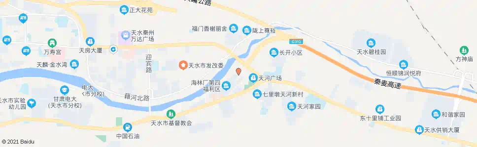 天水七里墩天宝家居(岷山路)_公交站地图_天水公交_妙搜公交查询2025