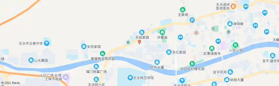 天水天水花鸟市场_公交站地图_天水公交_妙搜公交查询2025