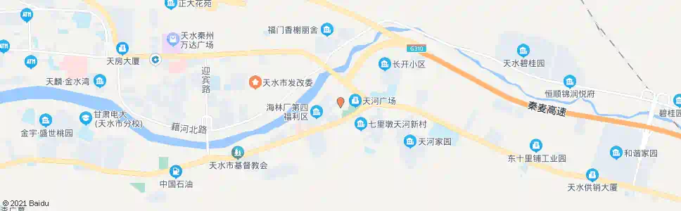 天水七里墩天宝家居_公交站地图_天水公交_妙搜公交查询2025