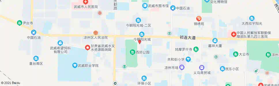 武威西凉北口_公交站地图_武威公交_妙搜公交查询2025