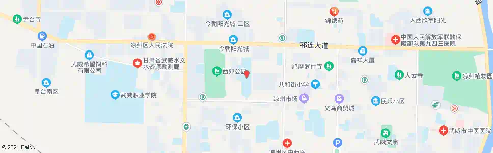 武威二中_公交站地图_武威公交_妙搜公交查询2025