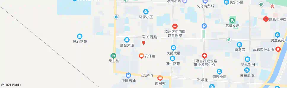 武威新西凉市场_公交站地图_武威公交_妙搜公交查询2025