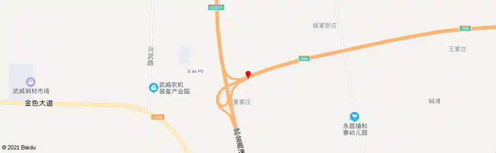 武威西苑西口_公交站地图_武威公交_妙搜公交查询2025