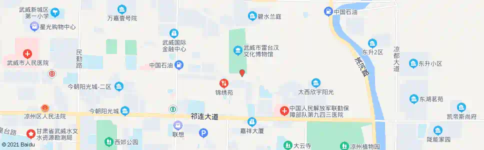 武威雷台公园_公交站地图_武威公交_妙搜公交查询2025