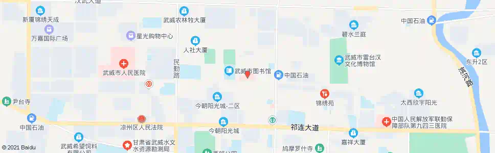 武威区医院_公交站地图_武威公交_妙搜公交查询2025