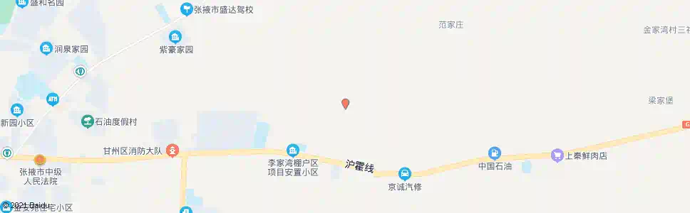 张掖李家湾_公交站地图_张掖公交_妙搜公交查询2025