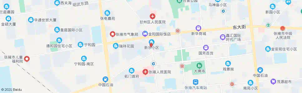 张掖新乐小区_公交站地图_张掖公交_妙搜公交查询2025