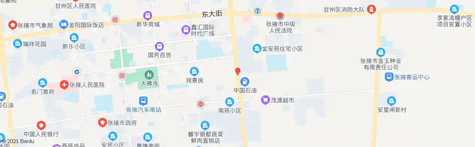 张掖金沙苑小区_公交站地图_张掖公交_妙搜公交查询2025